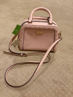 New with tags kate spade Pale Pink leather purse Gold Hardware